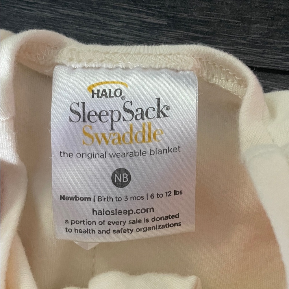 Halo Cream Sleep Sack for New Borns - Picture 2 of 9